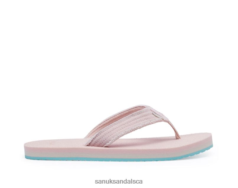 Sanuk V42F8230 Pink Salt Fraidy Stacker