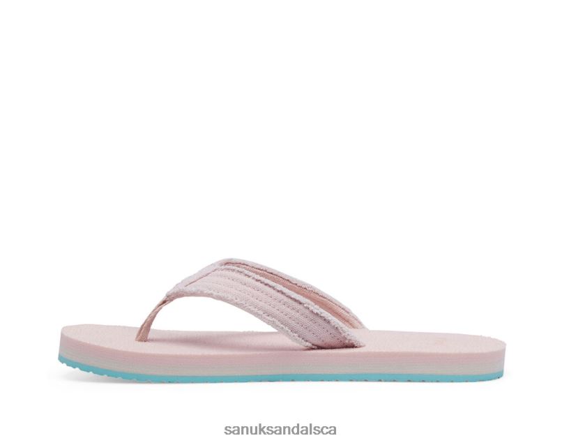 Sanuk V42F8230 Pink Salt Fraidy Stacker