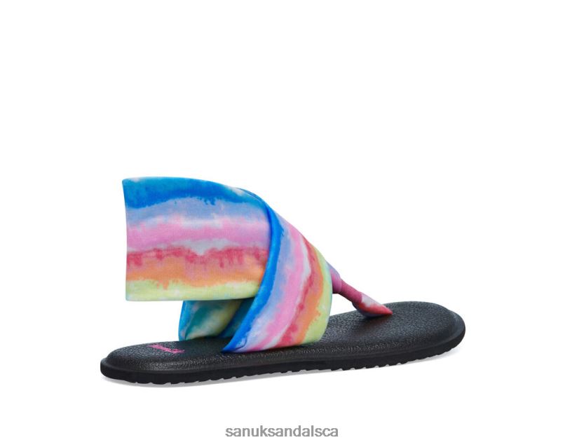 Sanuk V42F8234 Rainbow Yoga Sling Burst Tie Dye