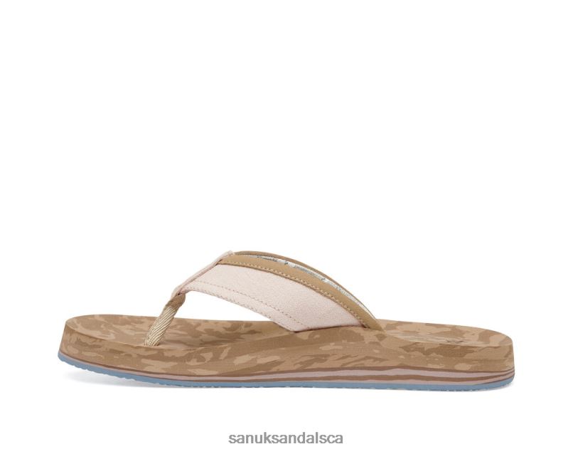 Sanuk V42F8165 Tan Big Swell St Plus Stripe