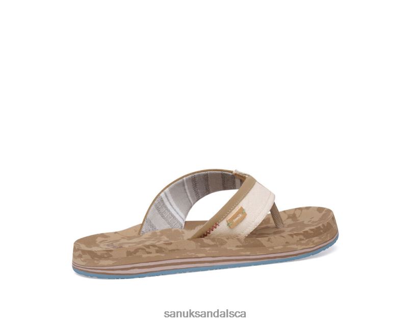 Sanuk V42F8165 Tan Big Swell St Plus Stripe