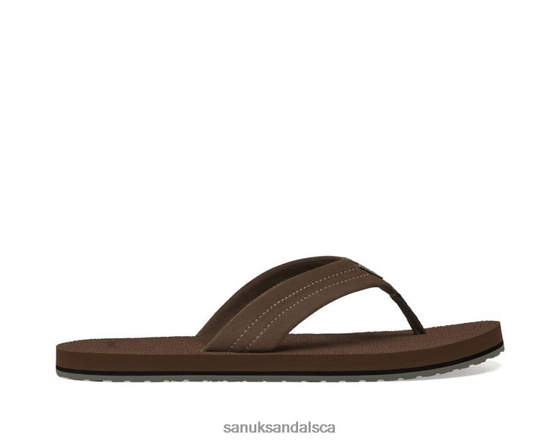 Sanuk V42F8173 Brown Beer Cozy Stacker Suede
