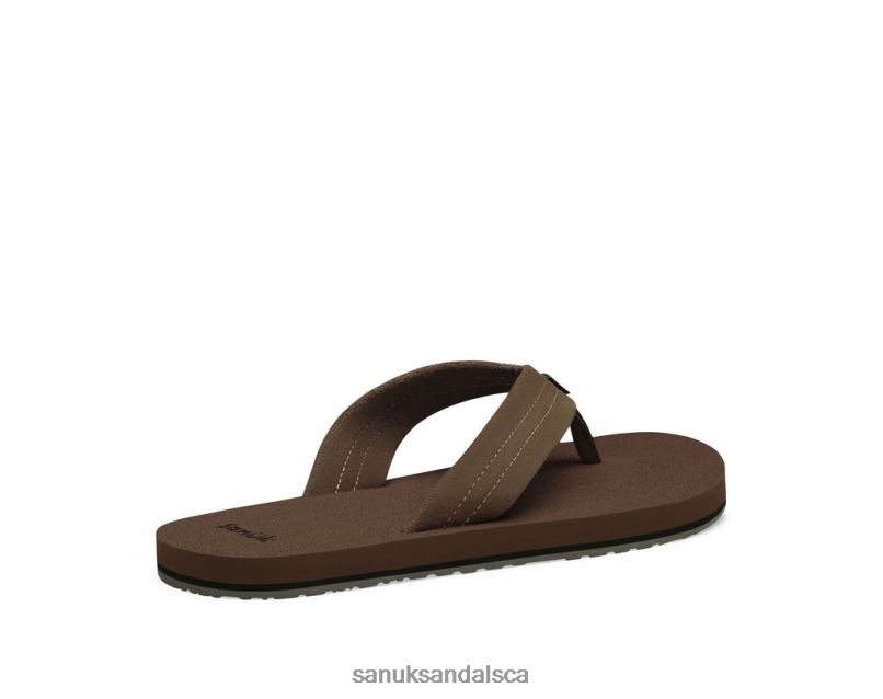 Sanuk V42F8173 Brown Beer Cozy Stacker Suede