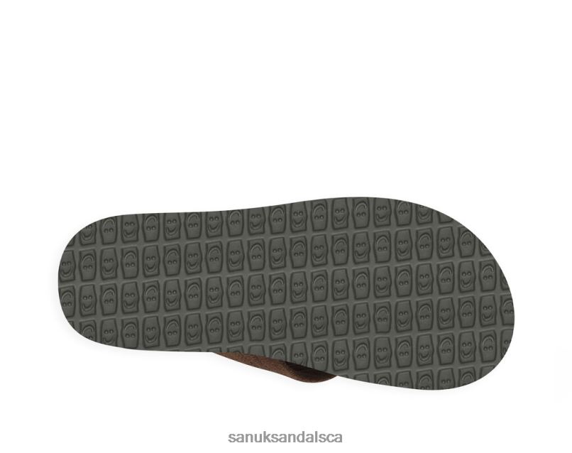 Sanuk V42F8173 Brown Beer Cozy Stacker Suede