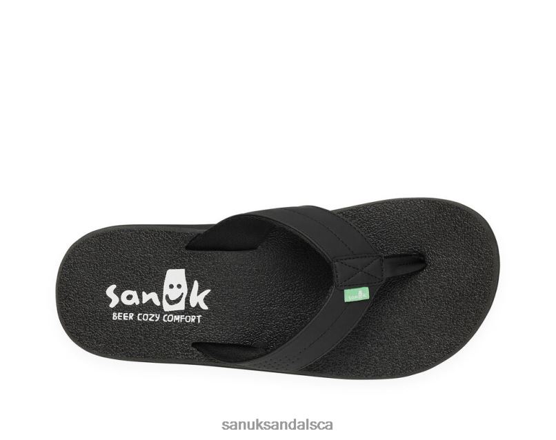 Sanuk V42F8177 Black Beer Cozy Coaster