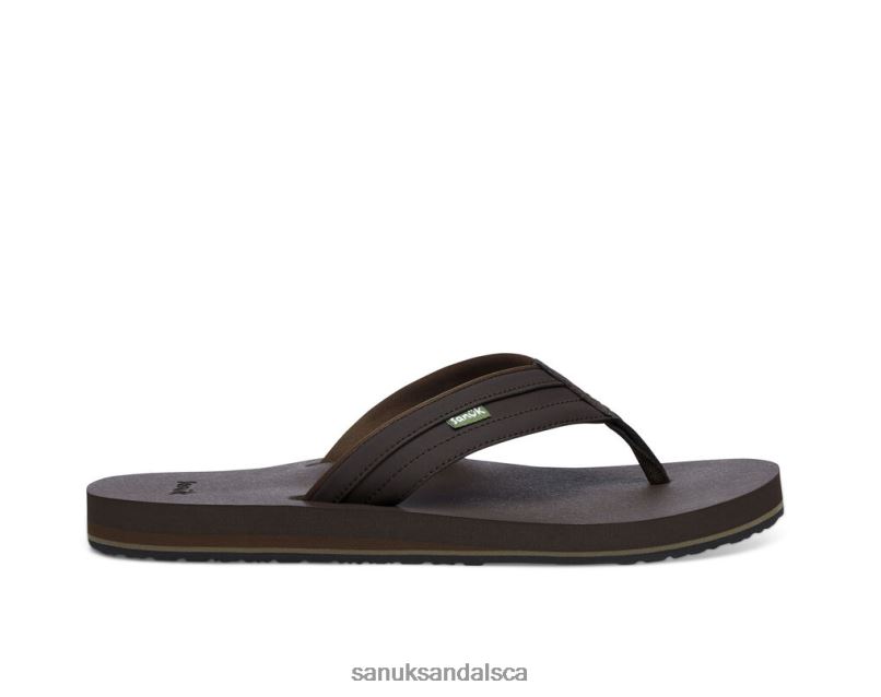 Sanuk V42F8178 Dark Brown Ziggy