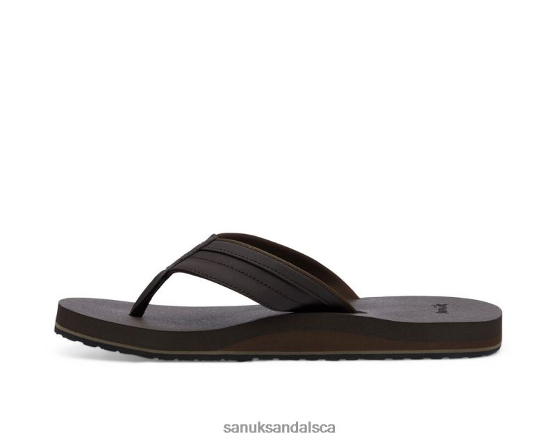 Sanuk V42F8178 Dark Brown Ziggy