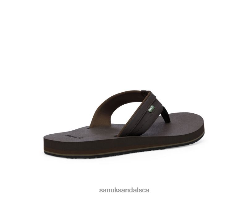 Sanuk V42F8178 Dark Brown Ziggy