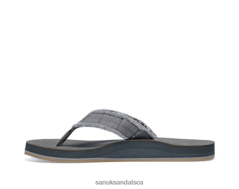 Sanuk V42F8179 Charcoal Fraid Not St
