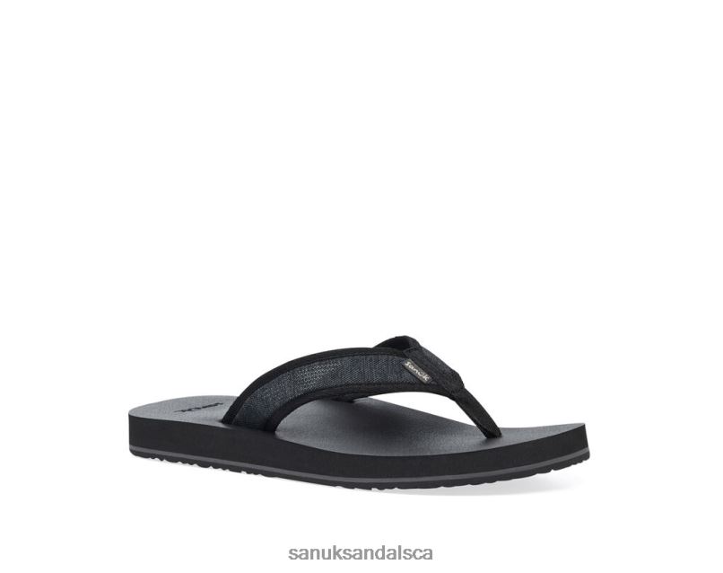 Sanuk V42F8189 Black Ziggy Mesh