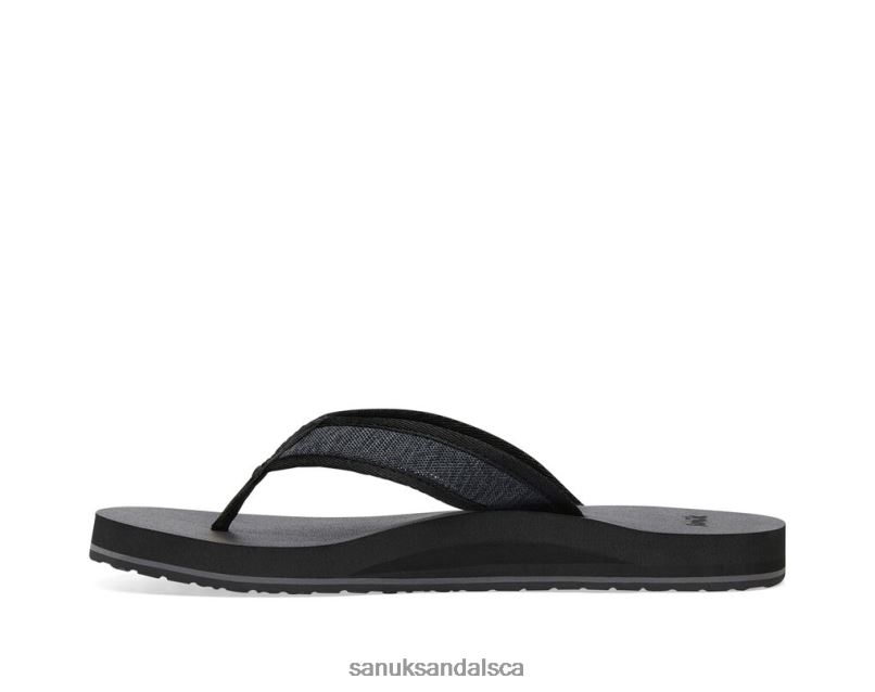 Sanuk V42F8189 Black Ziggy Mesh