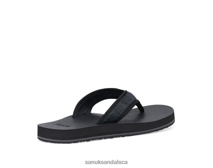 Sanuk V42F8189 Black Ziggy Mesh