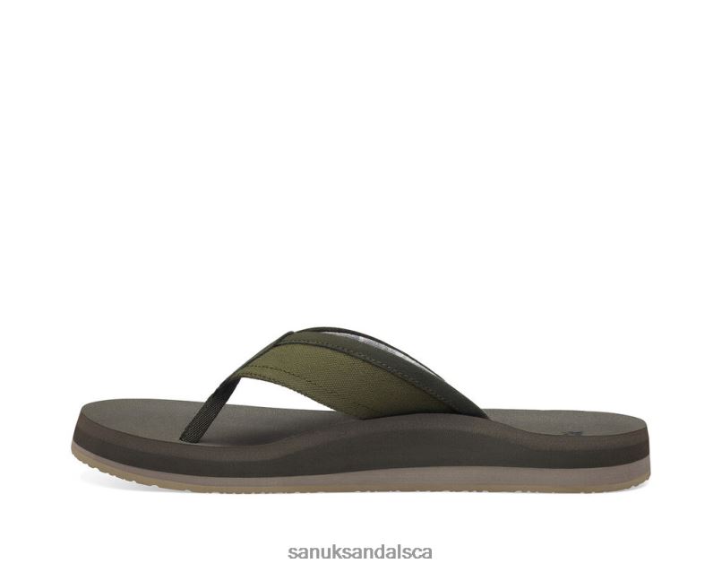 Sanuk V42F8190 Dark Olive Big Swell St Plus