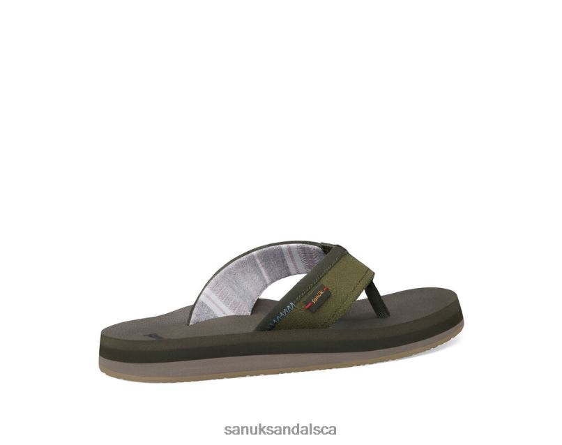 Sanuk V42F8190 Dark Olive Big Swell St Plus