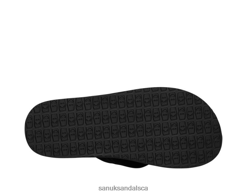 Sanuk V42F8192 Black Beer Cozy Stacker Suede