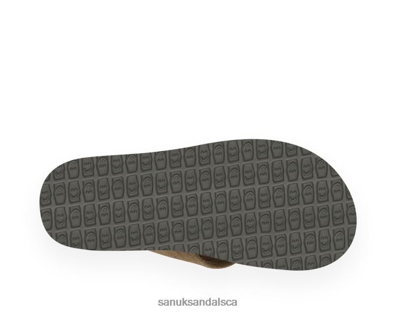 Sanuk V42F8193 Tan Beer Cozy Stacker Suede