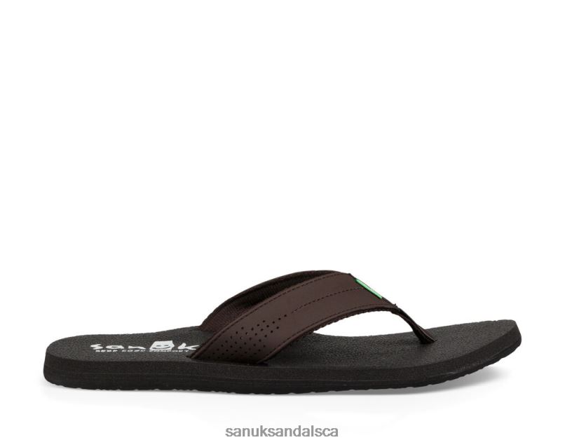 Sanuk V42F8198 Dark Brown Beer Cozy Coaster