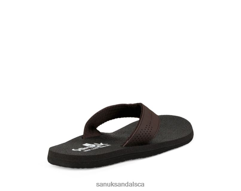 Sanuk V42F8198 Dark Brown Beer Cozy Coaster