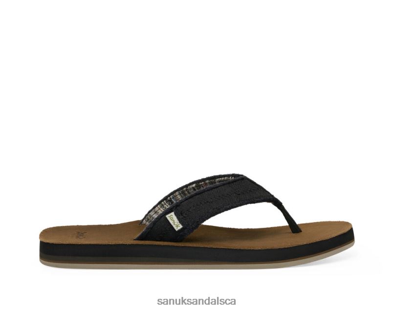 Sanuk V42F8203 Black Fraid Not St