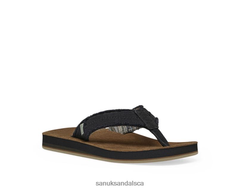 Sanuk V42F8203 Black Fraid Not St