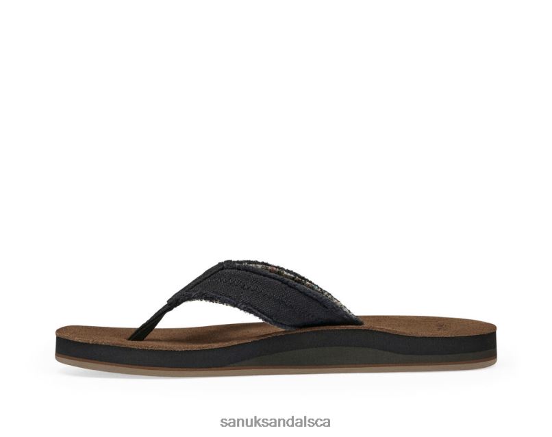 Sanuk V42F8203 Black Fraid Not St