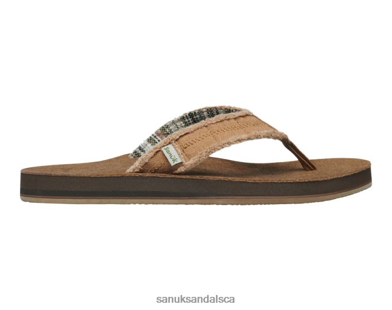Sanuk V42F8205 Khaki Fraid Not St