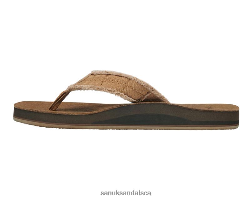 Sanuk V42F8205 Khaki Fraid Not St
