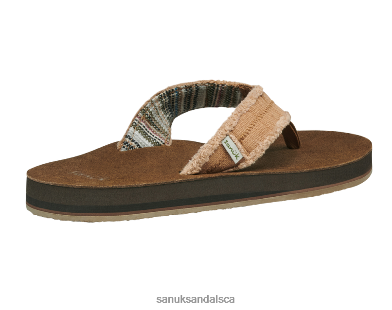 Sanuk V42F8205 Khaki Fraid Not St