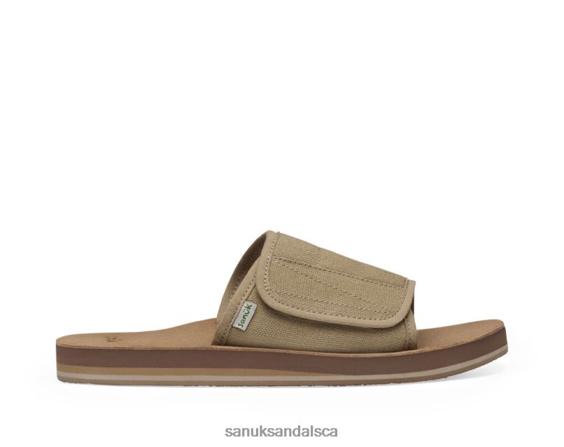 Sanuk V42F8206 Khaki Bixby Hemp
