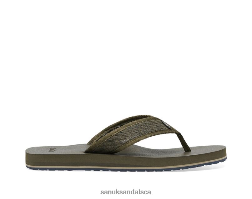Sanuk V42F8208 Olive Ziggy Mesh