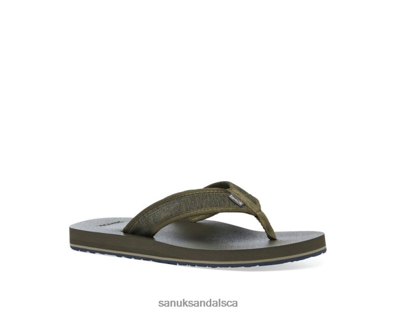 Sanuk V42F8208 Olive Ziggy Mesh