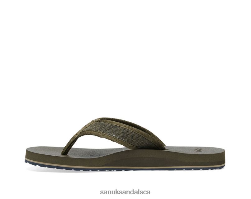 Sanuk V42F8208 Olive Ziggy Mesh