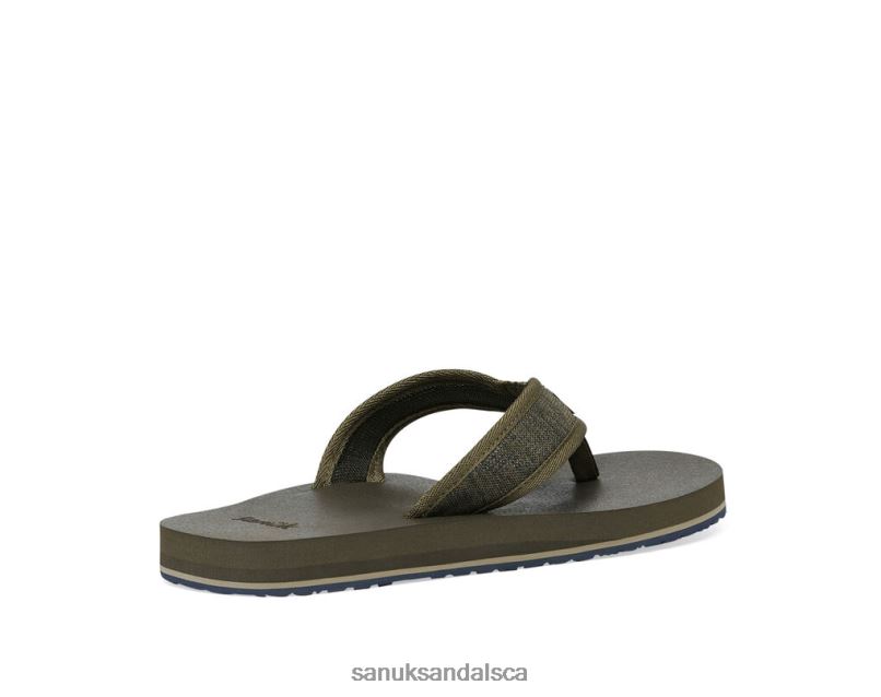 Sanuk V42F8208 Olive Ziggy Mesh