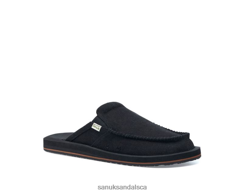 Sanuk V42F8121 Black You Got My Back St Hemp