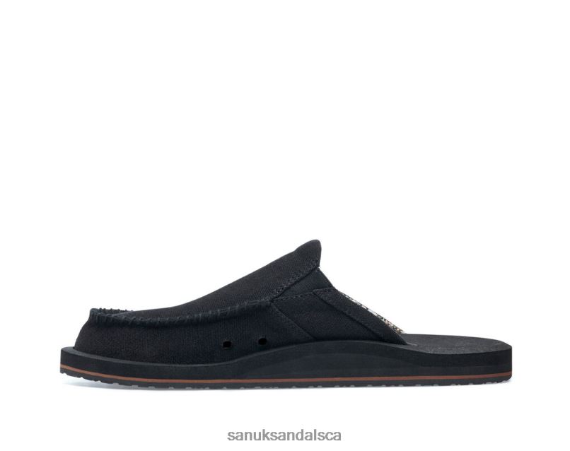 Sanuk V42F8121 Black You Got My Back St Hemp