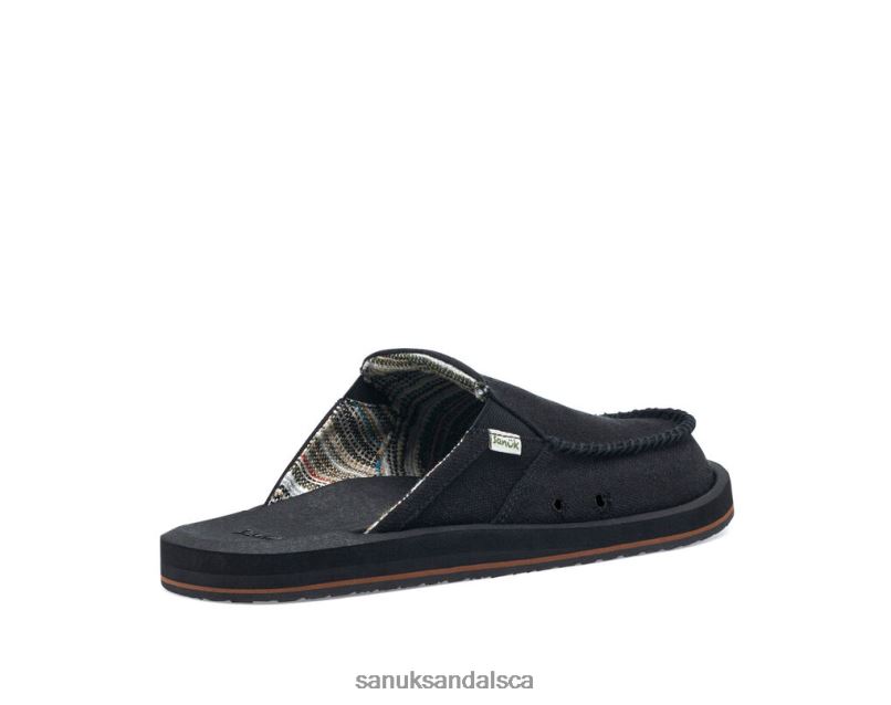 Sanuk V42F8121 Black You Got My Back St Hemp