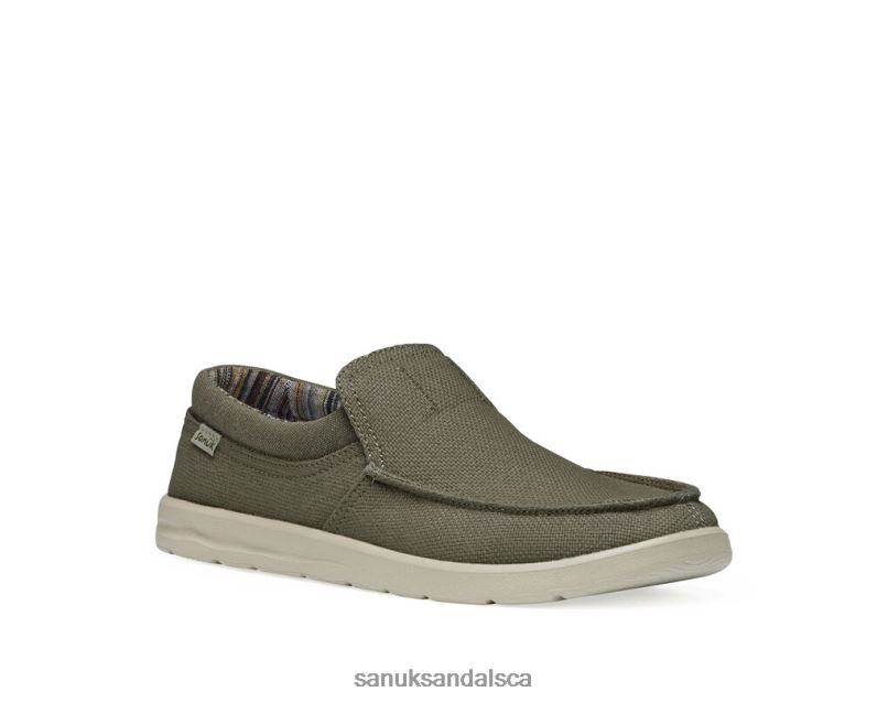 Sanuk V42F8126 Earth Grey Hi Bro Lite Hemp