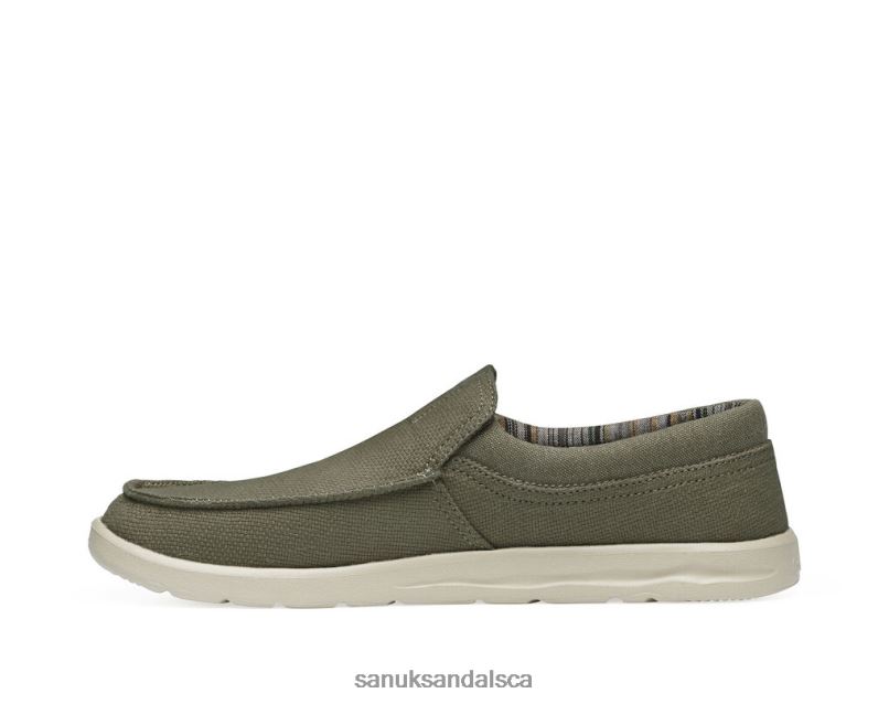 Sanuk V42F8126 Earth Grey Hi Bro Lite Hemp