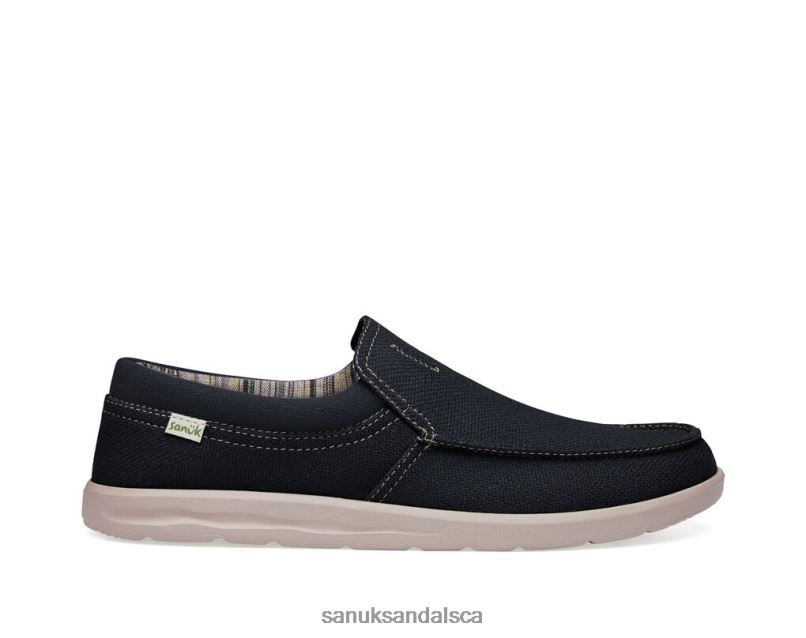 Sanuk V42F8128 Black Hi Bro Lite Hemp