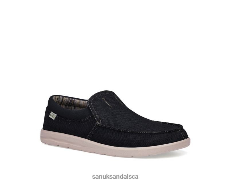 Sanuk V42F8128 Black Hi Bro Lite Hemp
