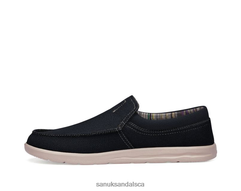 Sanuk V42F8128 Black Hi Bro Lite Hemp