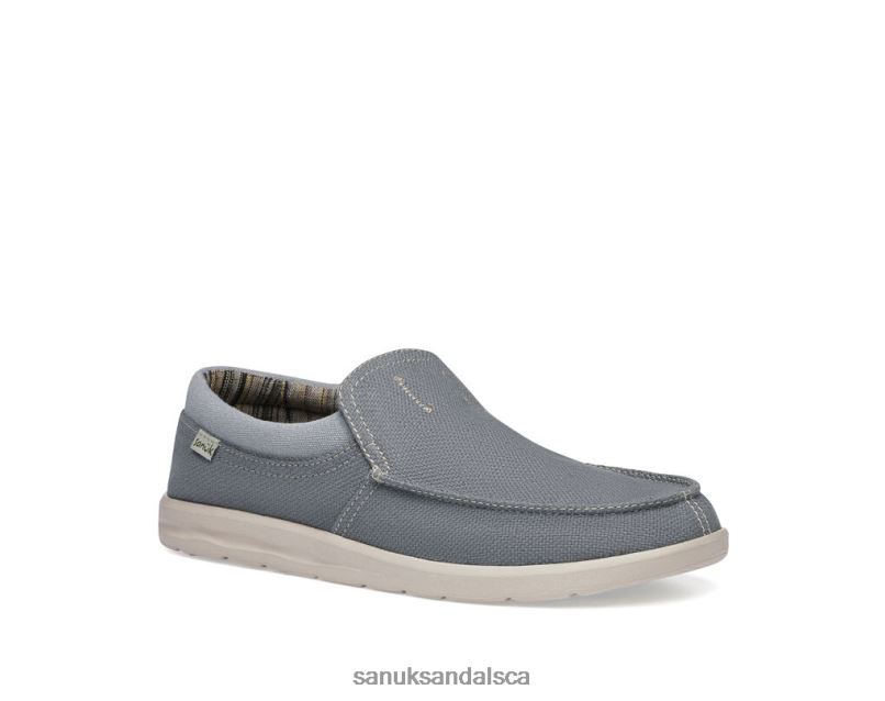 Sanuk V42F8129 Charcoal Hi Bro Lite Hemp