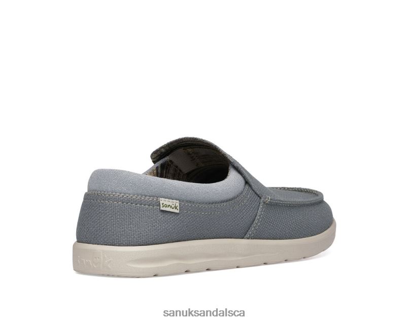 Sanuk V42F8129 Charcoal Hi Bro Lite Hemp
