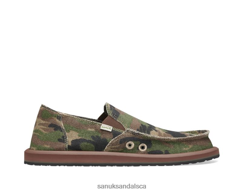 Sanuk V42F8156 Woodland Camo Sidewalk Surfer Camo