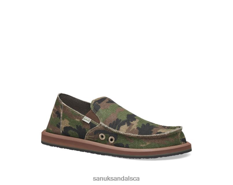 Sanuk V42F8156 Woodland Camo Sidewalk Surfer Camo