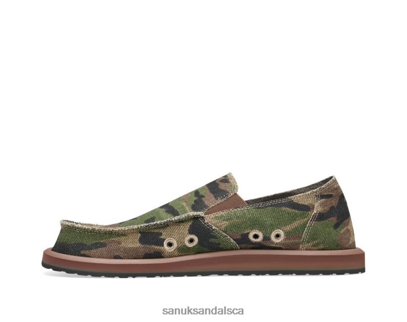 Sanuk V42F8156 Woodland Camo Sidewalk Surfer Camo