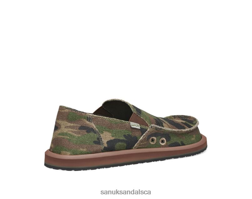 Sanuk V42F8156 Woodland Camo Sidewalk Surfer Camo