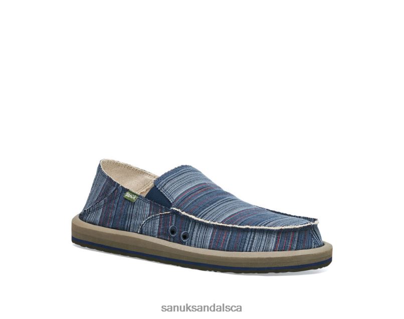 Sanuk V42F8159 Indigo Stripe Vagabond St Funk