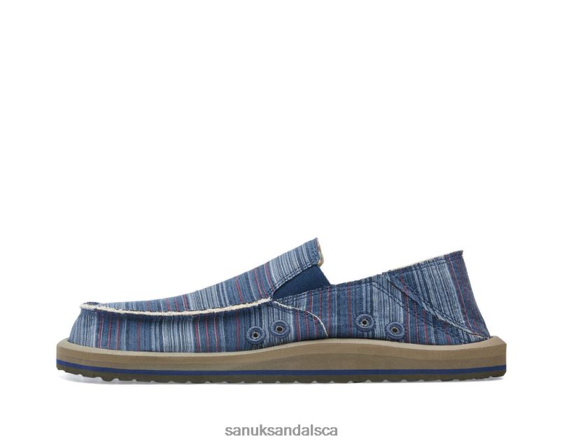 Sanuk V42F8159 Indigo Stripe Vagabond St Funk