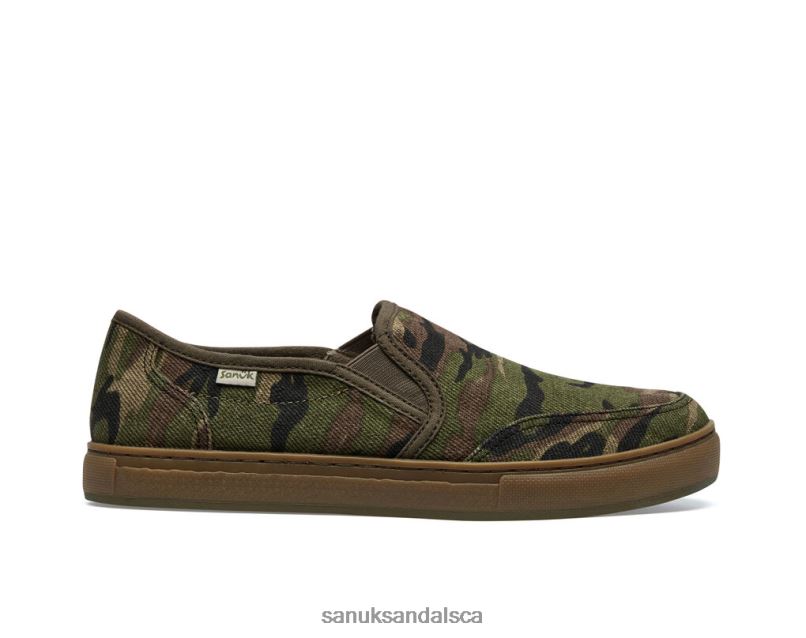 Sanuk V42F8162 Woodland Camo Tideline Hemp Camo